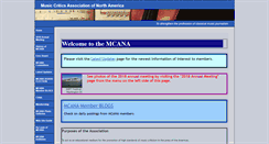 Desktop Screenshot of mcana.org