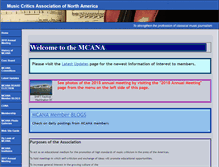 Tablet Screenshot of mcana.org